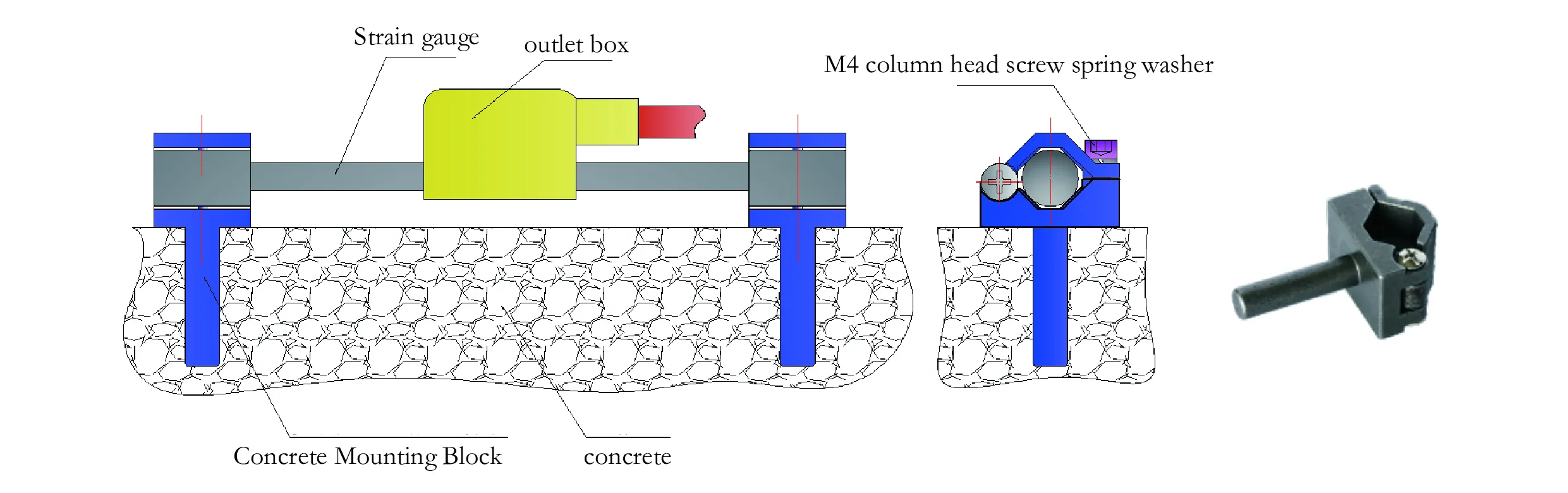 Smart vibrating wire strain gauge (surface model) JMZX-212HAT/HB image 9
